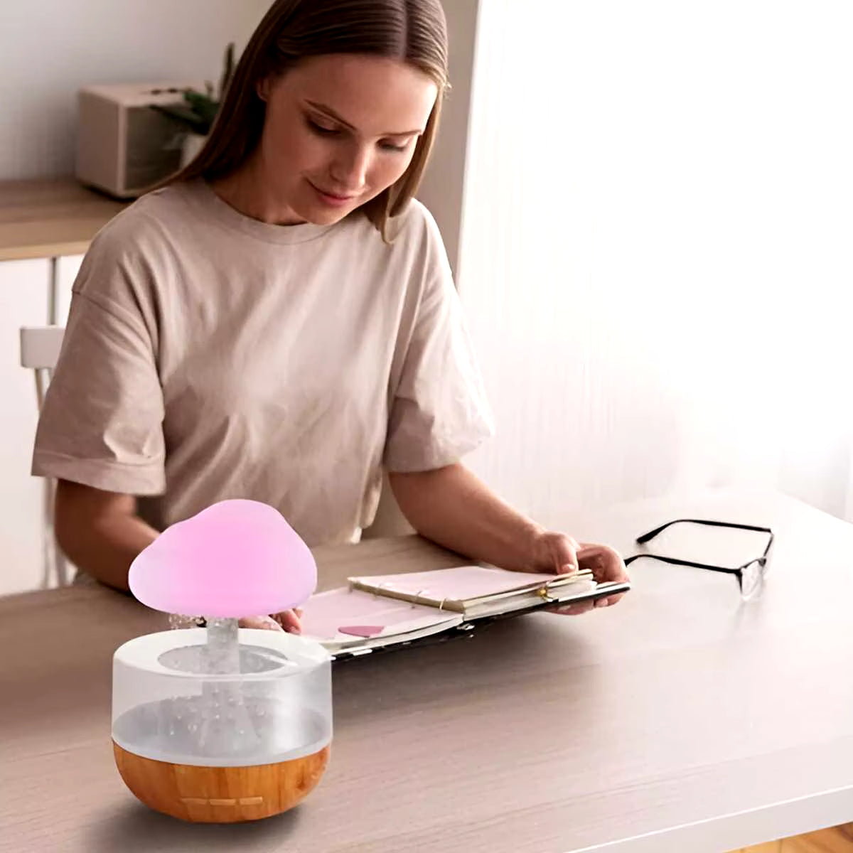 Transform Your Space with the Mini Air Humidifier: USB Electric Aroma Diffuser and Essential Oil Purifier for Home and Car
